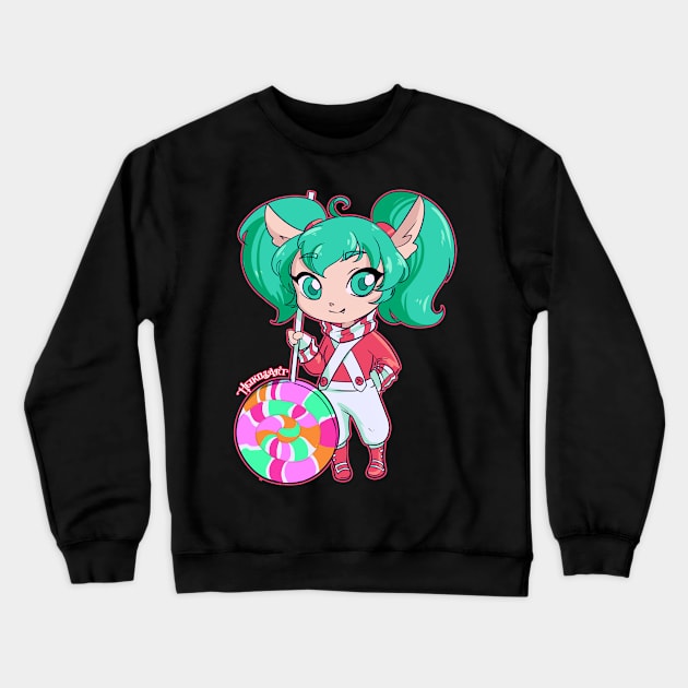 Lollipoppy Crewneck Sweatshirt by MeikosArt